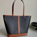 Celine Triomphe 31 Tan Calfskin Bag