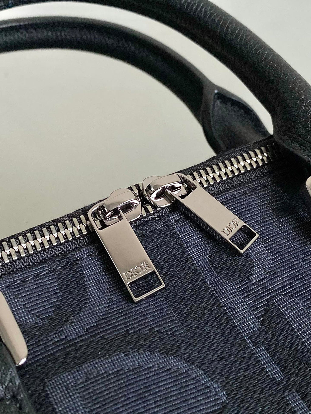Dior Weekender 40 in Black Maxi Oblique Jacquard Bag