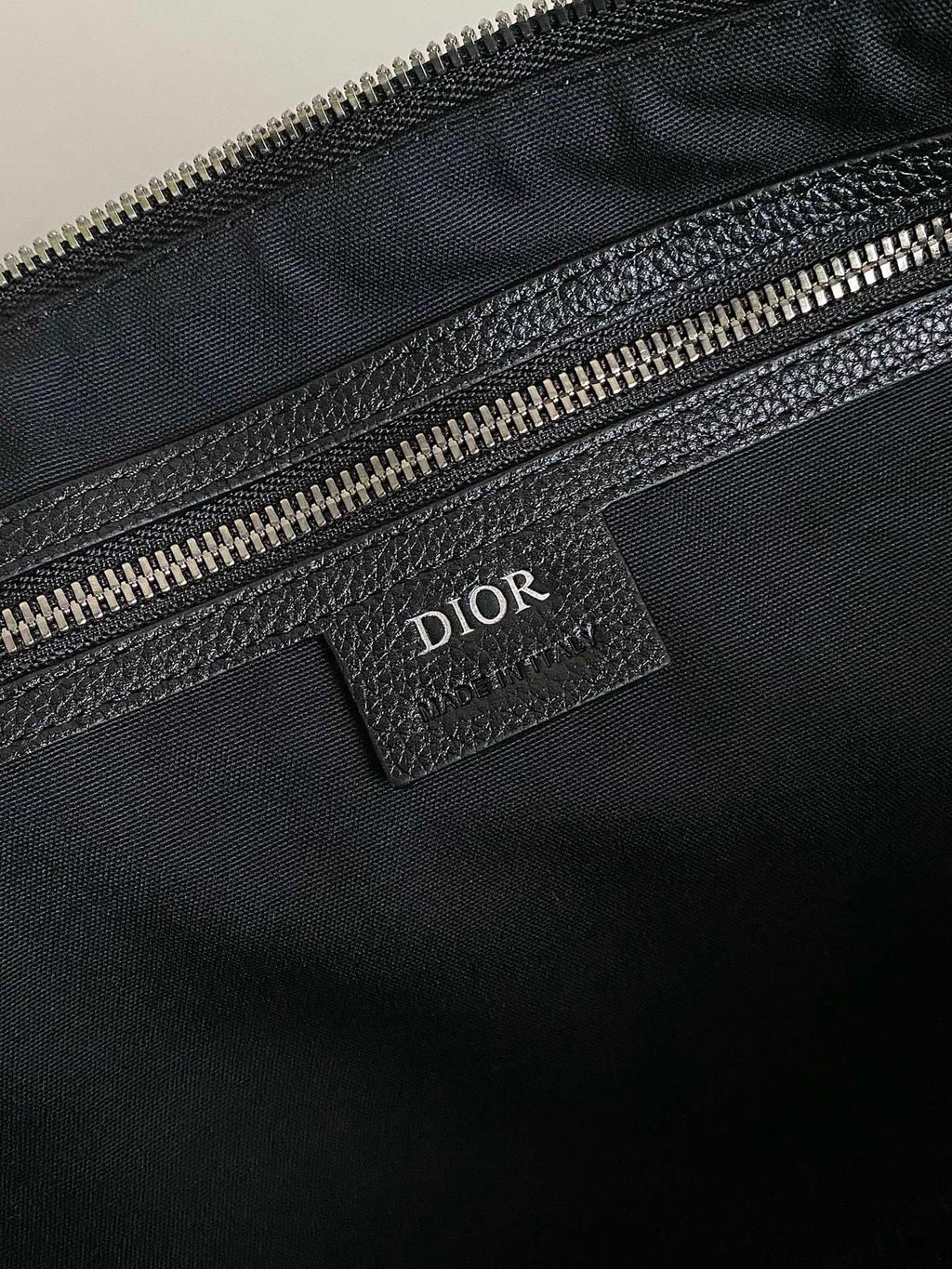 Dior Weekender 40 in Black Maxi Oblique Jacquard Bag