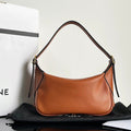 Celine Mini Soft 19 Calfskin Handbag Tan