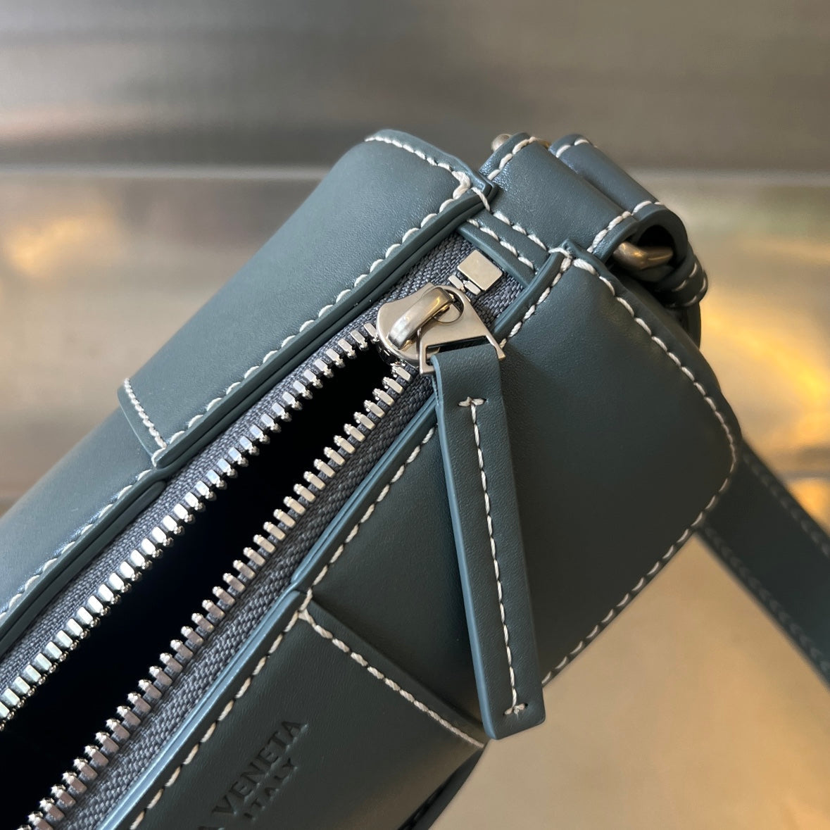 Bottega Veneta Small Cylinder Cassette 21 in Nevada Calfskin Bag