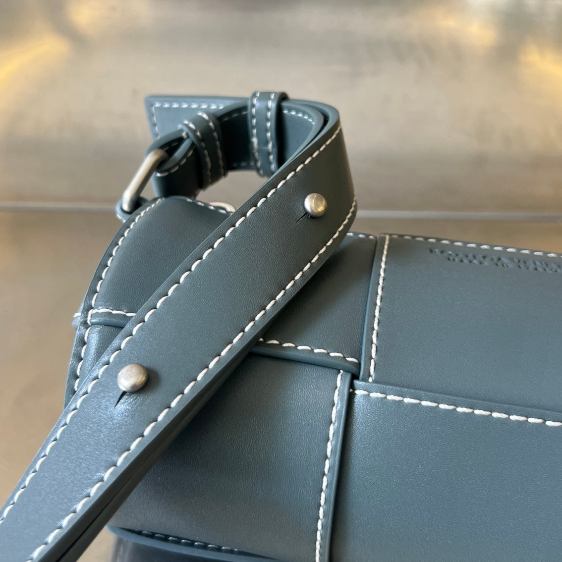Bottega Veneta Small Cylinder Cassette 21 in Nevada Calfskin Bag