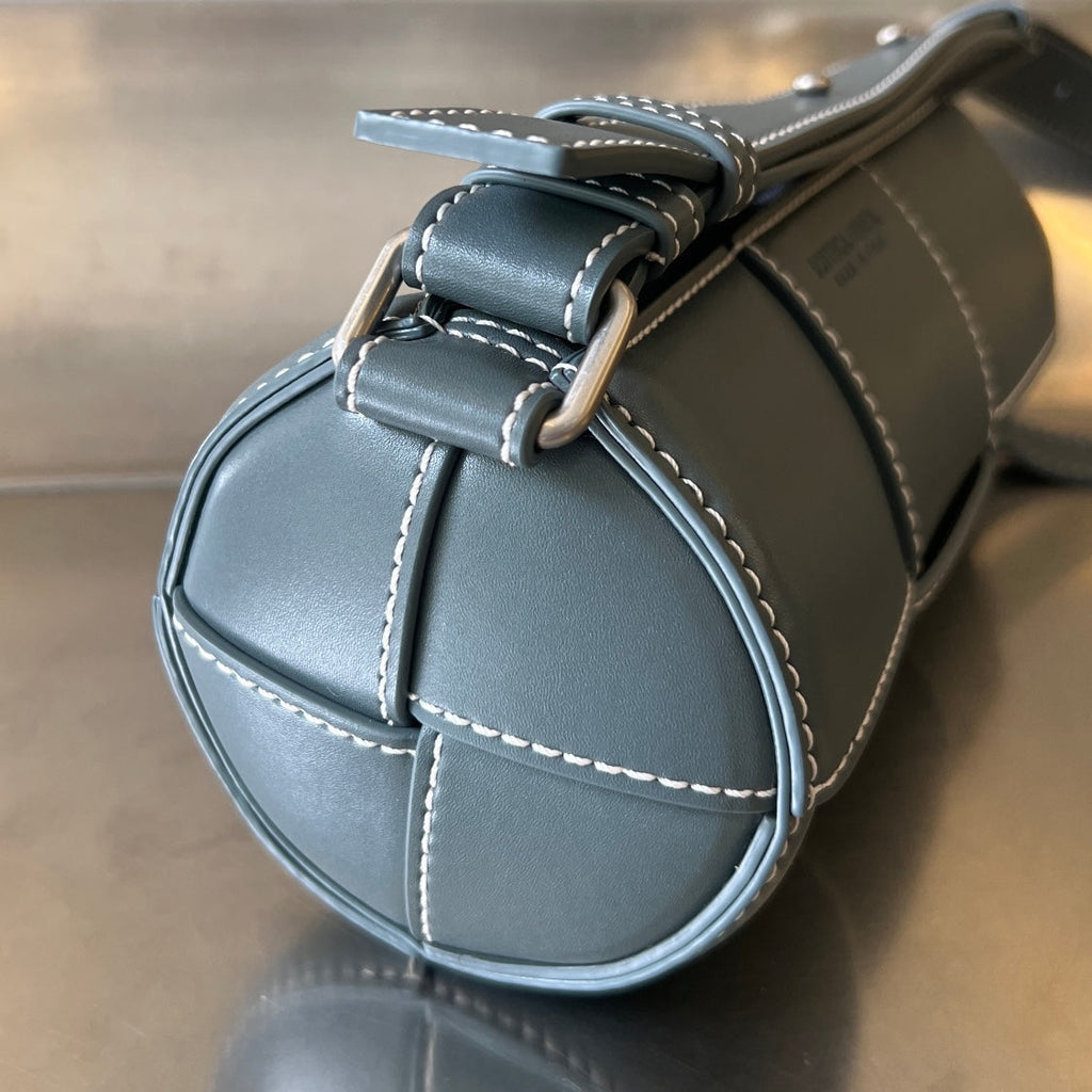 Bottega Veneta Small Cylinder Cassette 21 in Nevada Calfskin Bag