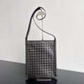 Bottega Veneta Large 35 Flat Loop in Black Calfskin Bag