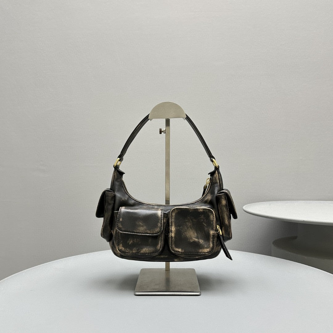 Pucket Bag 21 in Mocha Brown Calfskin