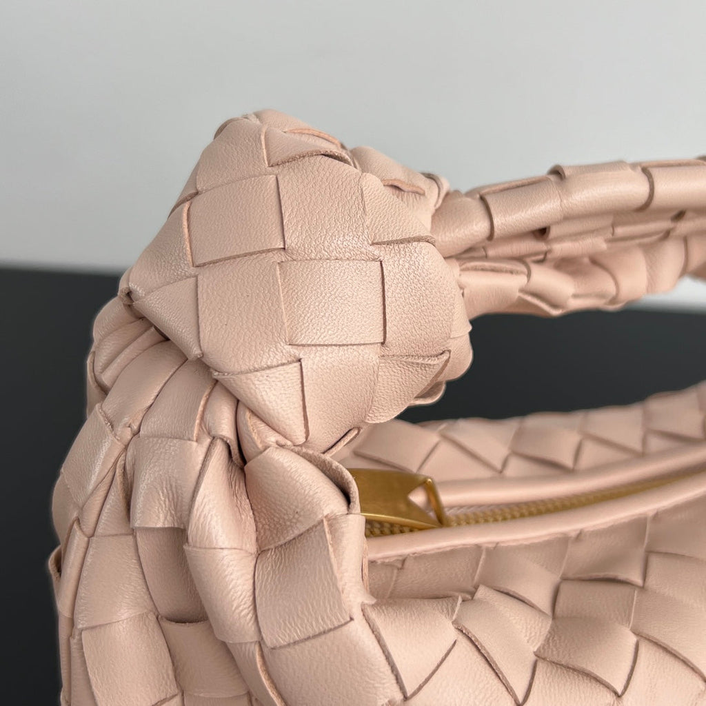 Bottega Veneta Mini Jodie 28cm in Light Pink Lambskin Bag