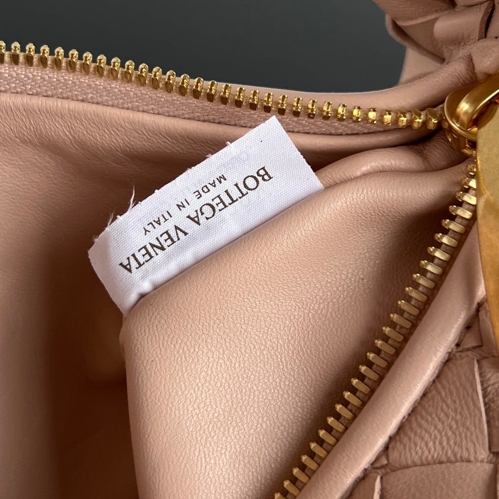 Bottega Veneta Mini Jodie 28cm in Light Pink Lambskin Bag