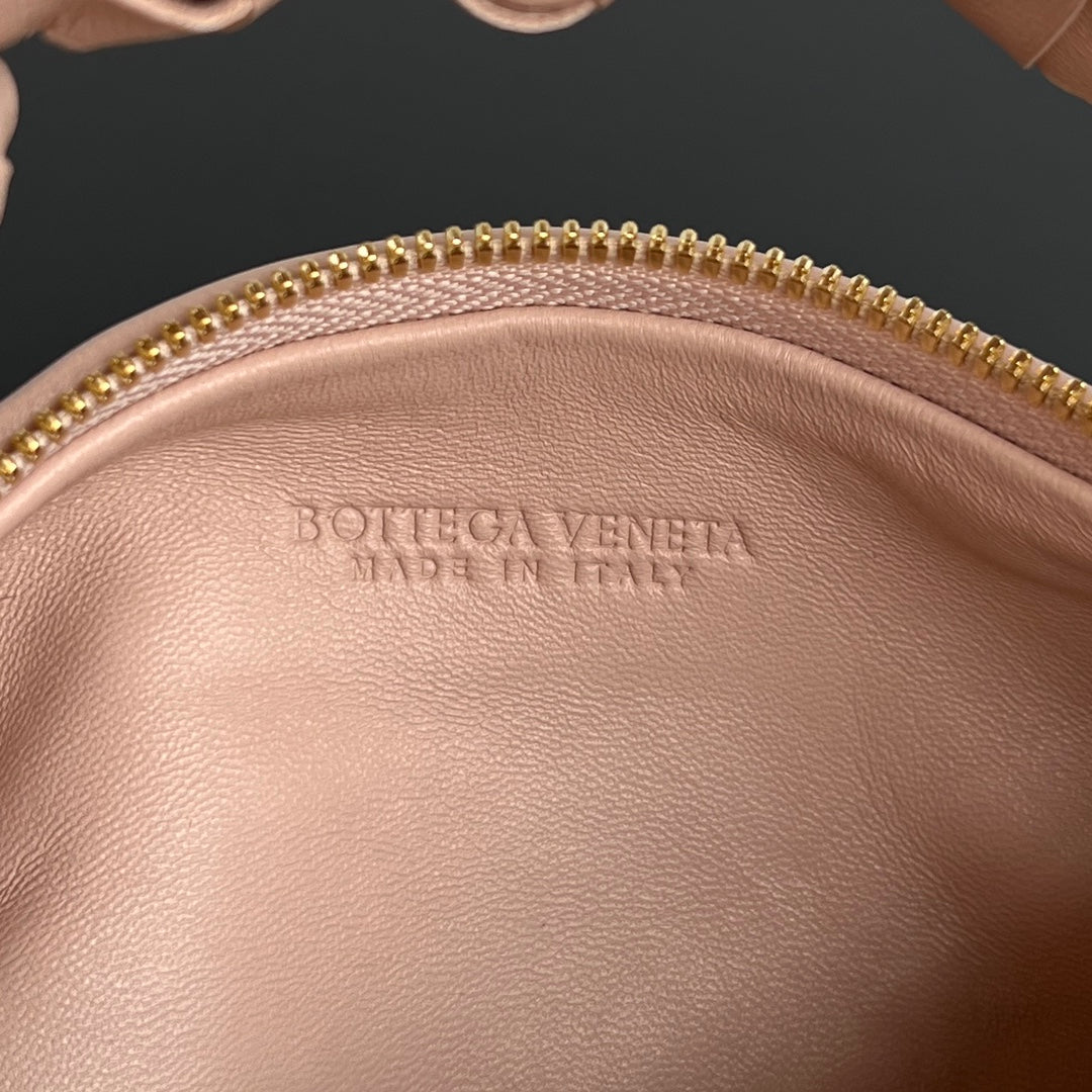Bottega Veneta Mini Jodie 28cm in Light Pink Lambskin Bag