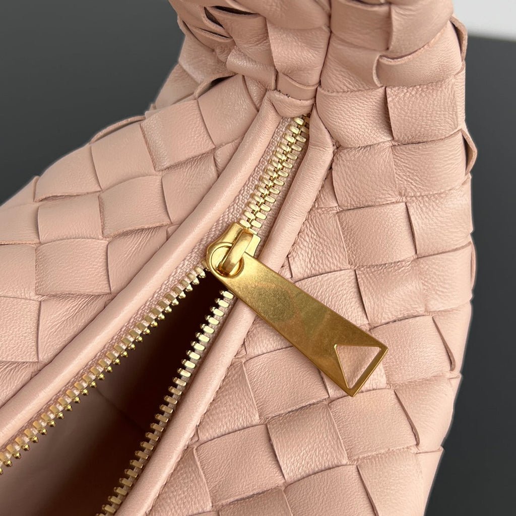 Bottega Veneta Mini Jodie 28cm in Light Pink Lambskin Bag