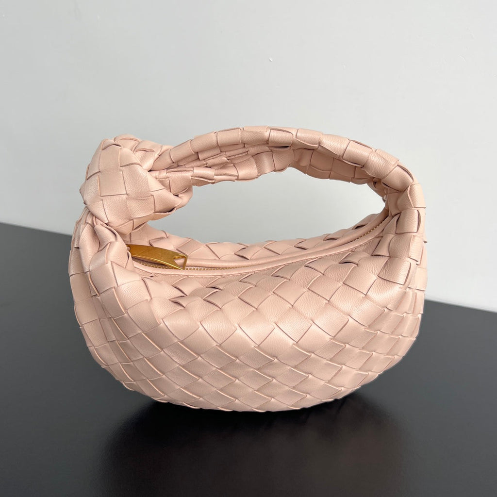 Bottega Veneta Mini Jodie 28cm in Light Pink Lambskin Bag