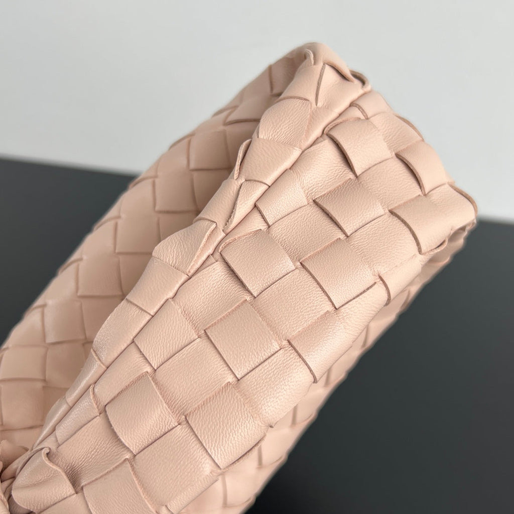 Bottega Veneta Mini Jodie 28cm in Light Pink Lambskin Bag
