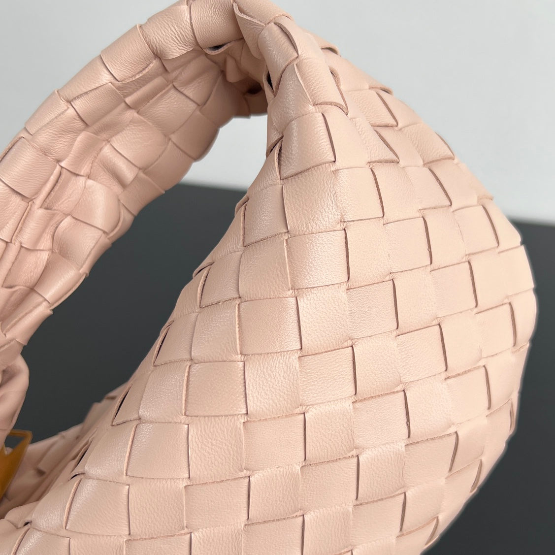 Bottega Veneta Mini Jodie 28cm in Light Pink Lambskin Bag