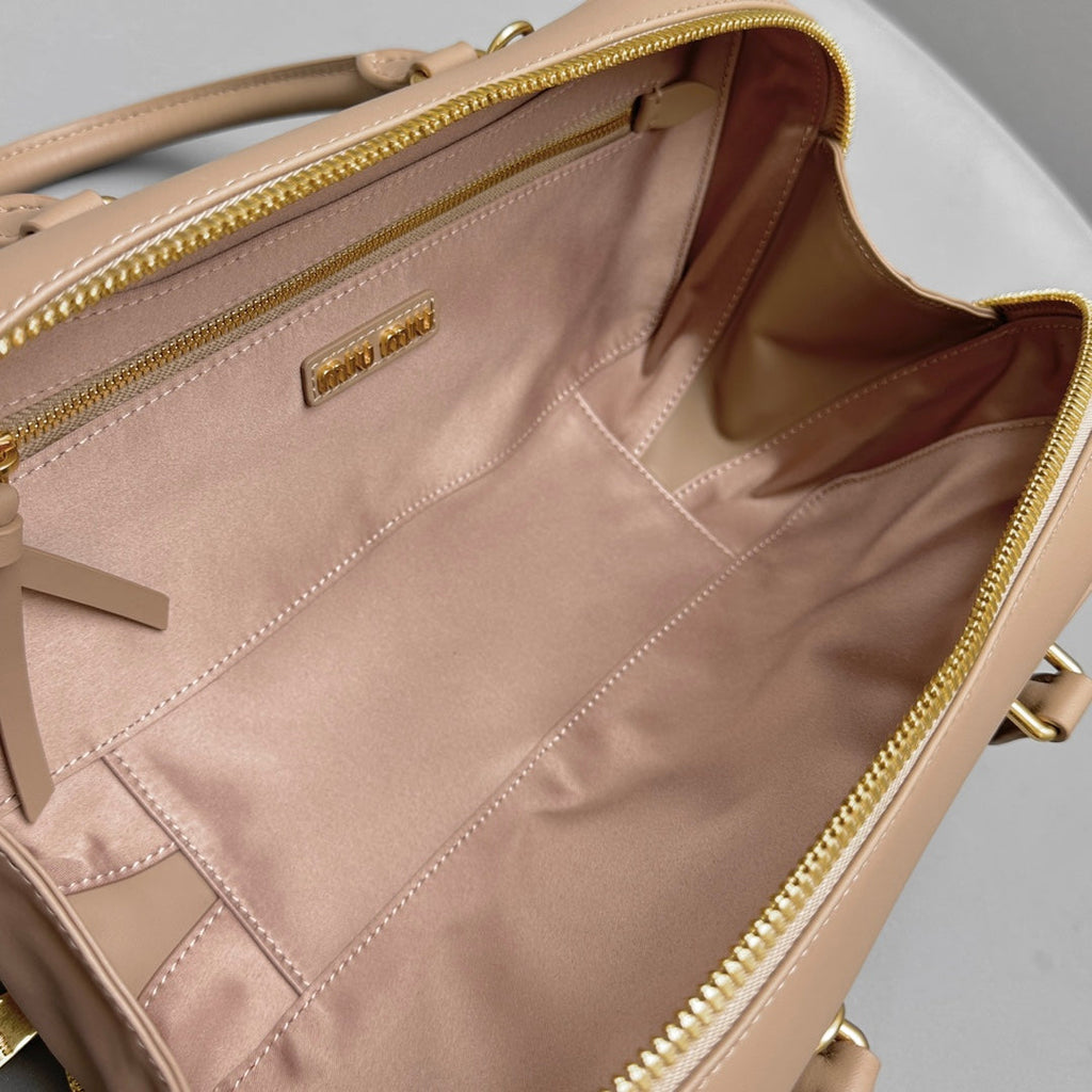 Restro Small 27 in Taupe Pink in Calfskin Bag