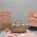 Restro Small 27 in Taupe Pink in Calfskin Bag