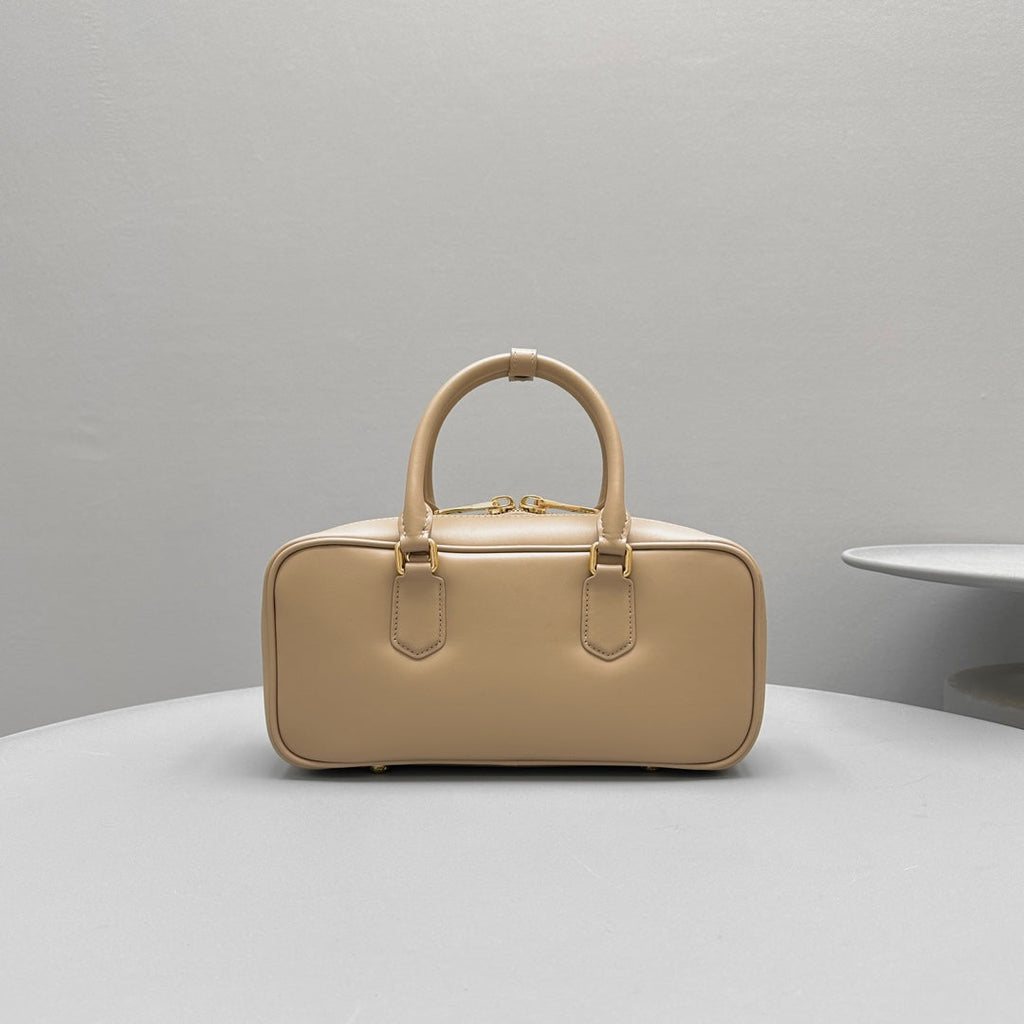 Restro Small 27 in Taupe Pink in Calfskin Bag