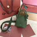 Loro Piana Micro Bale Bag in Army Green Calfskin