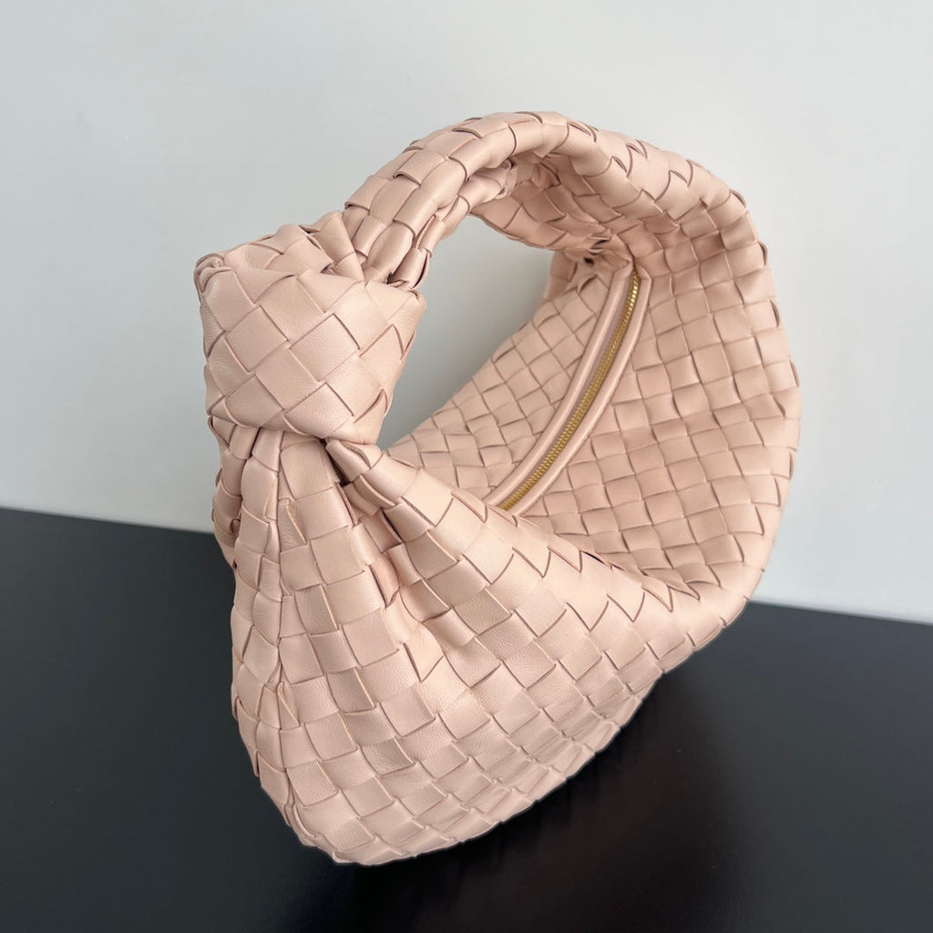 Bottega Veneta Mini Jodie 36 cm in Light Pink Lambskin Bag