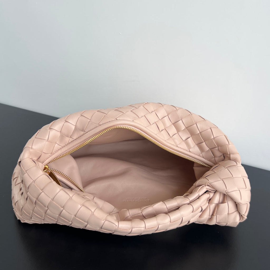 Bottega Veneta Mini Jodie 36 cm in Light Pink Lambskin Bag