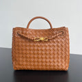 Bottega Veneta Large Andiamo 32 in Burnt Orange Lambskin Bag