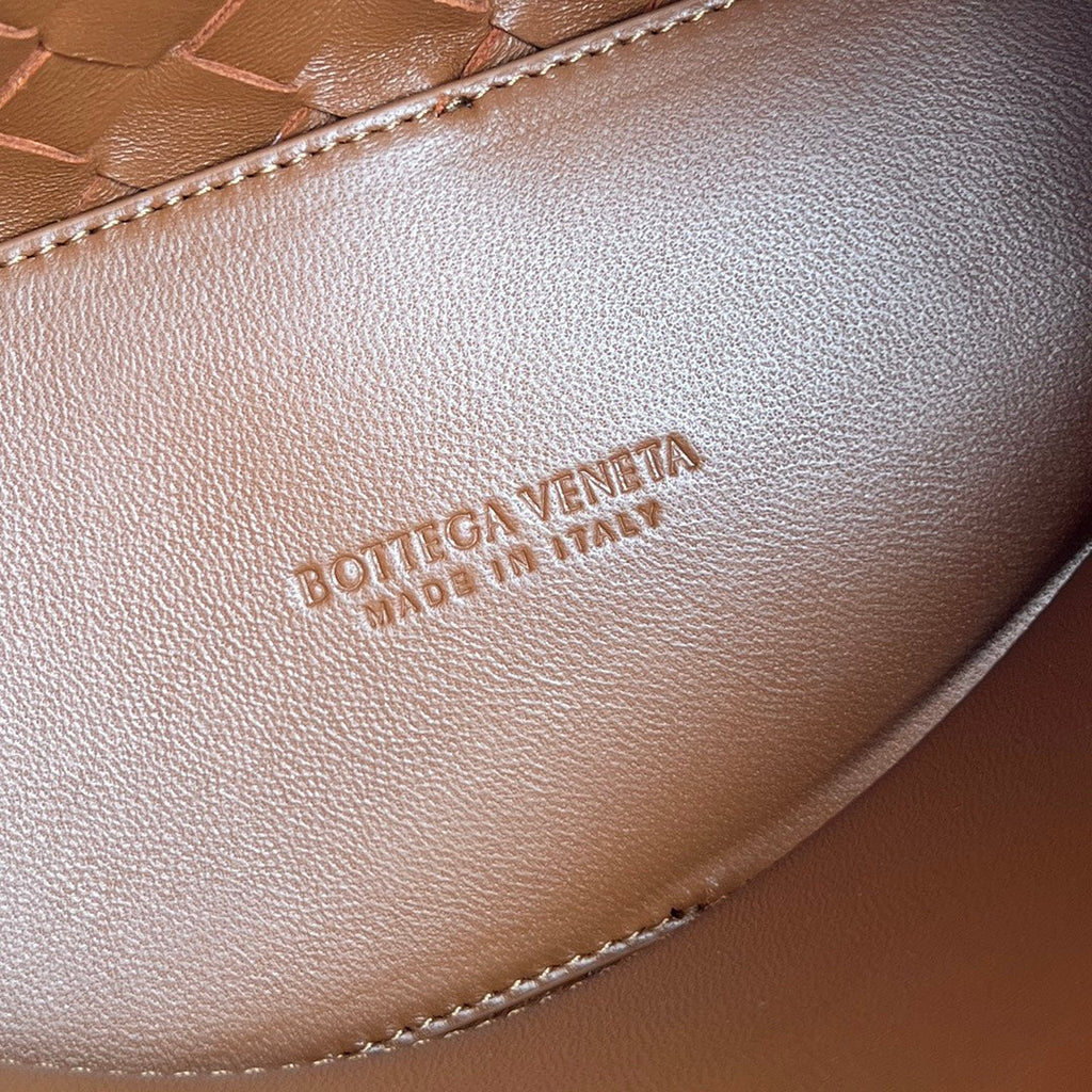 Bottega Veneta Medium Andiamo 25 in Burnt Orange Lambskin Bag
