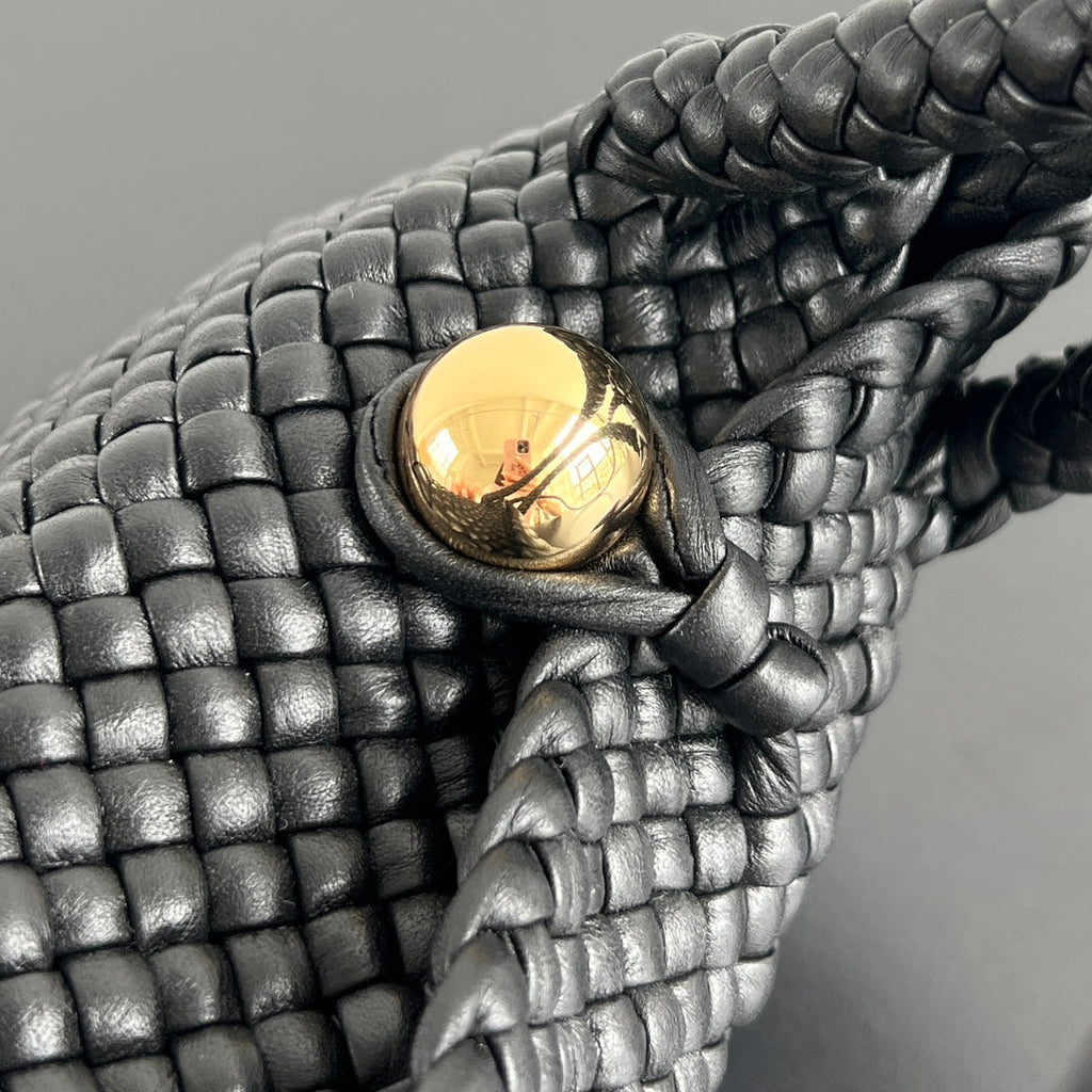 Bottega Veneta Mini Tosca 20 in Black Calfskin Bag
