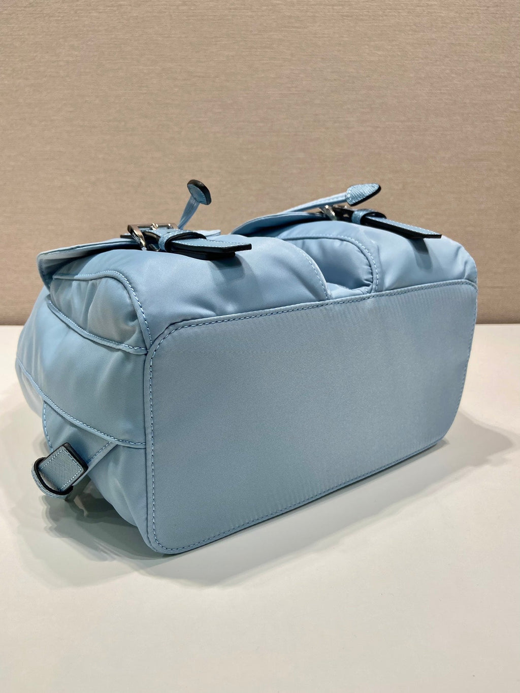 Prada Small Backpack 28 in Sky Blue Parachute Fabric