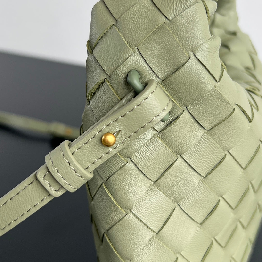 Bottega Veneta Mini Hop 25 in Travertine Calfskin Bag