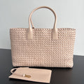 Bottega Veneta Large Cabat 51 in Almond Beige Lambskin Bag