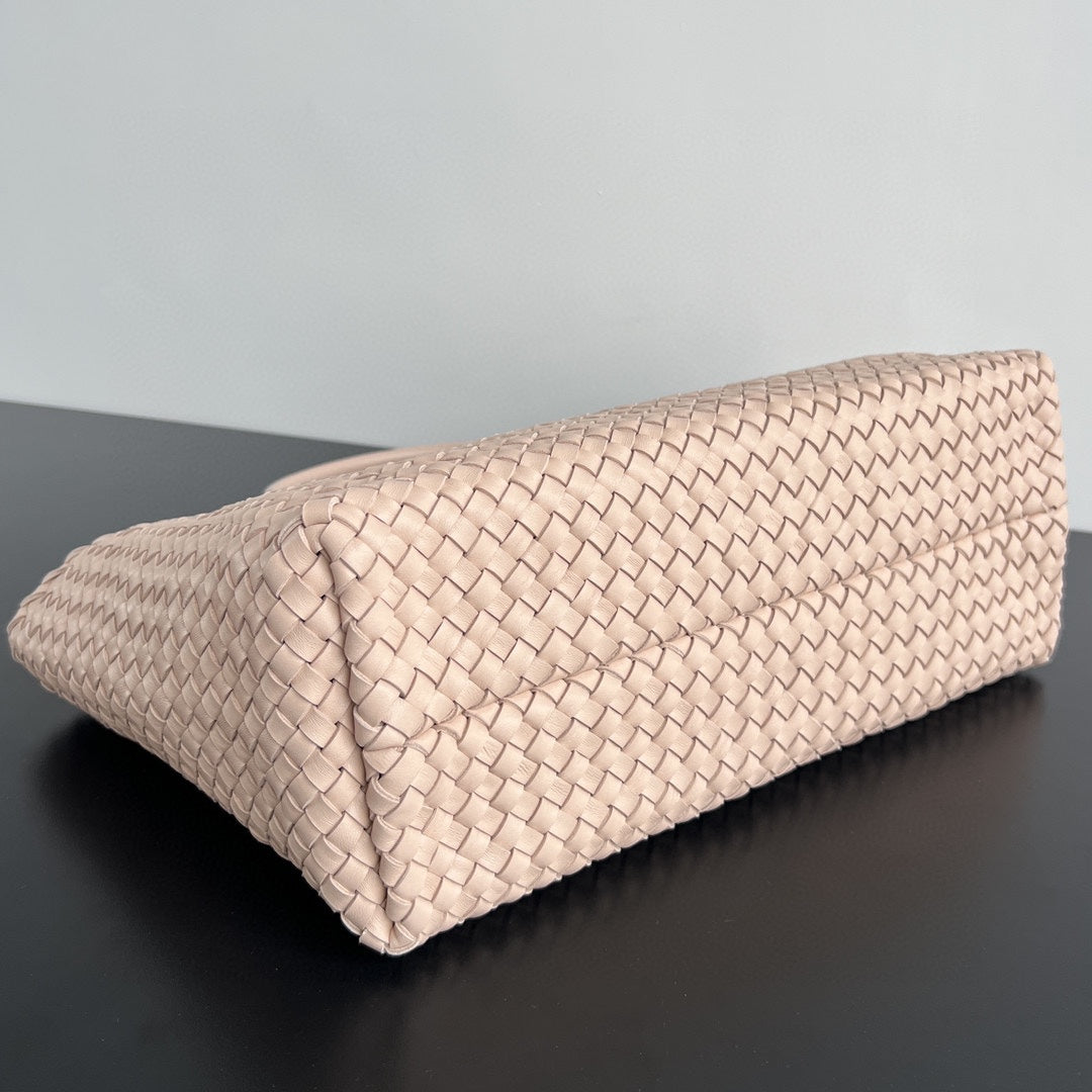 Bottega Veneta Large Cabat 51 in Almond Beige Lambskin Bag