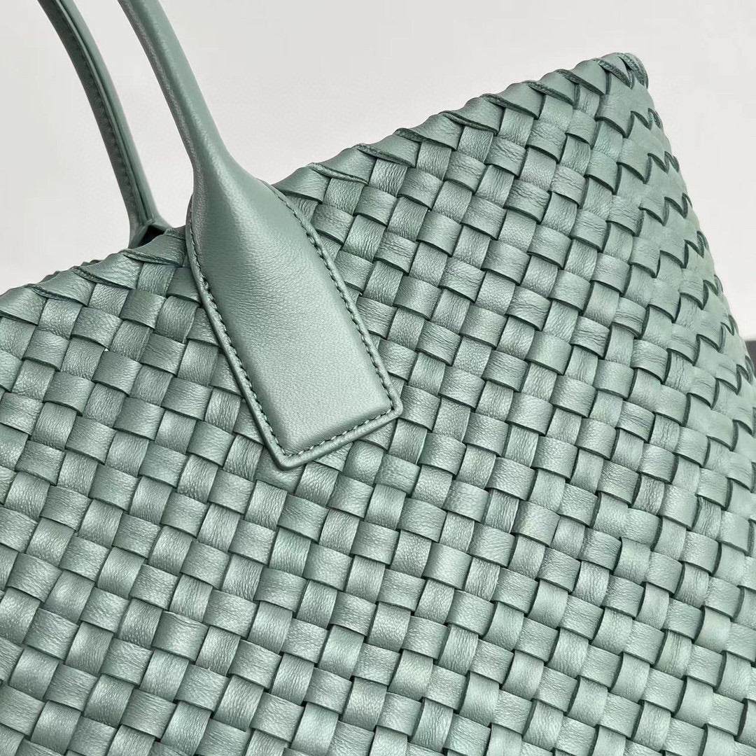 Bottega Veneta Large Cabat 51 in Xanadu Gray Lambskin Bag