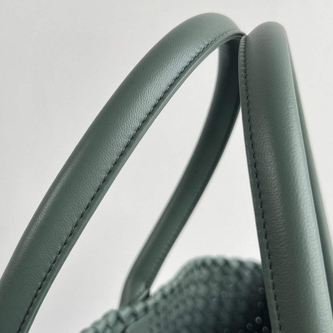 Bottega Veneta Large Cabat 51 in Xanadu Gray Lambskin Bag