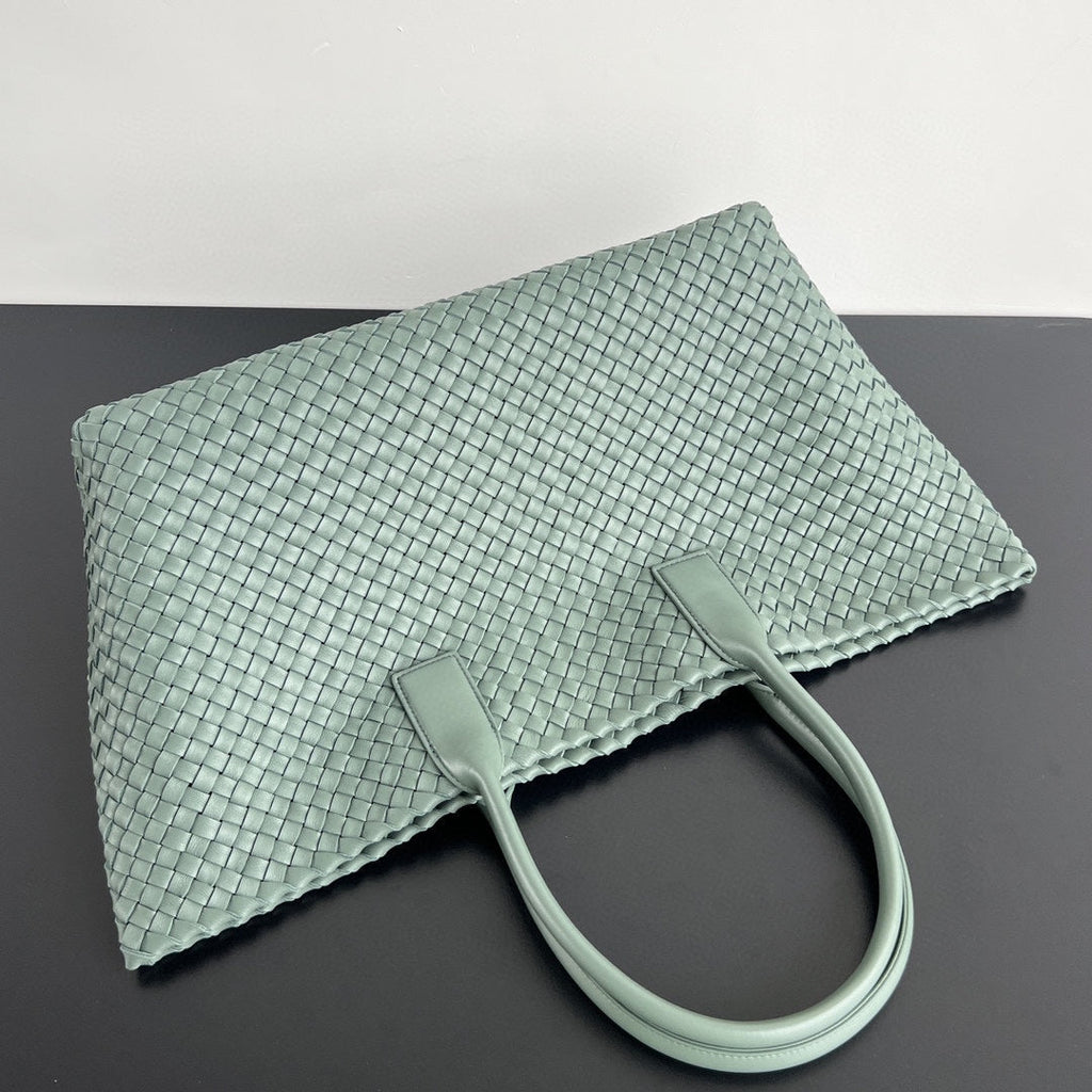 Bottega Veneta Large Cabat 51 in Xanadu Gray Lambskin Bag