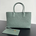 Bottega Veneta Large Cabat 51 in Xanadu Gray Lambskin Bag