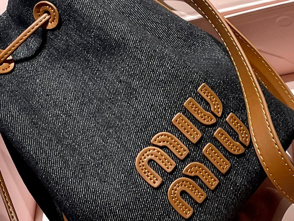 Tote 22 Bag in Black Denim
