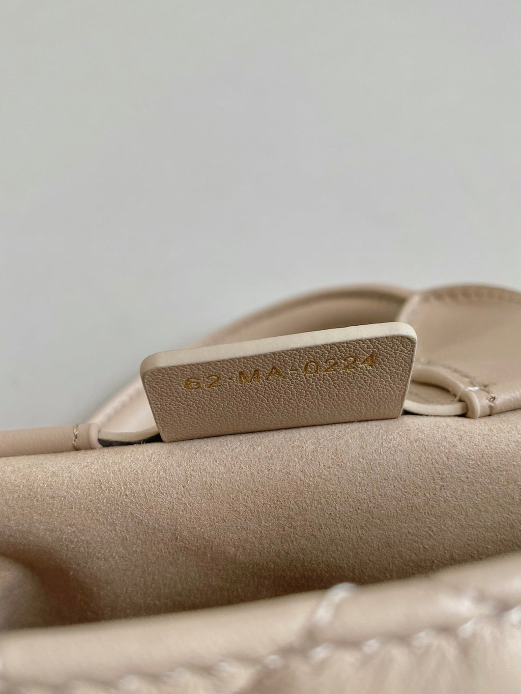Dior Mini Book Tote 21 Beige Cream Maccrocannage Calfskin