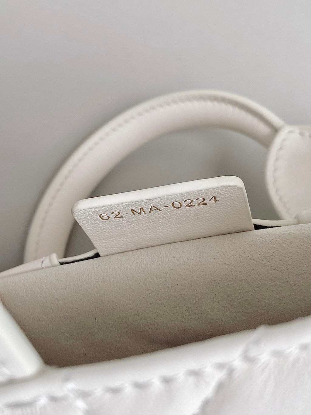 Dior Mini Book Tote 21 White Maccrocannage Calfskin