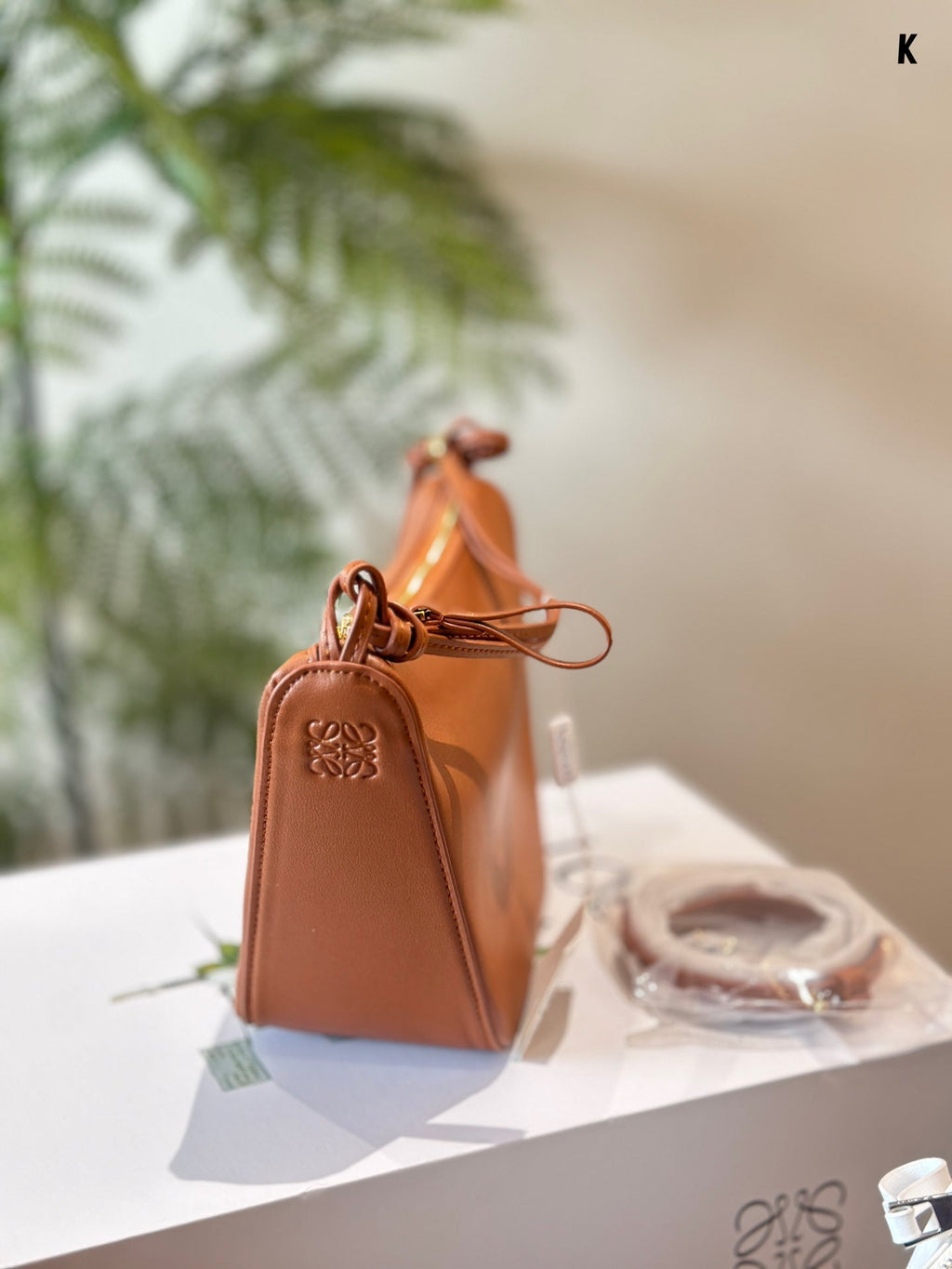 Loewe Luna Hobo 27 Bag in Warm Dessert Calfskin