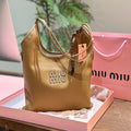 Tote 30 Bag in Caramel Brown Calfskin