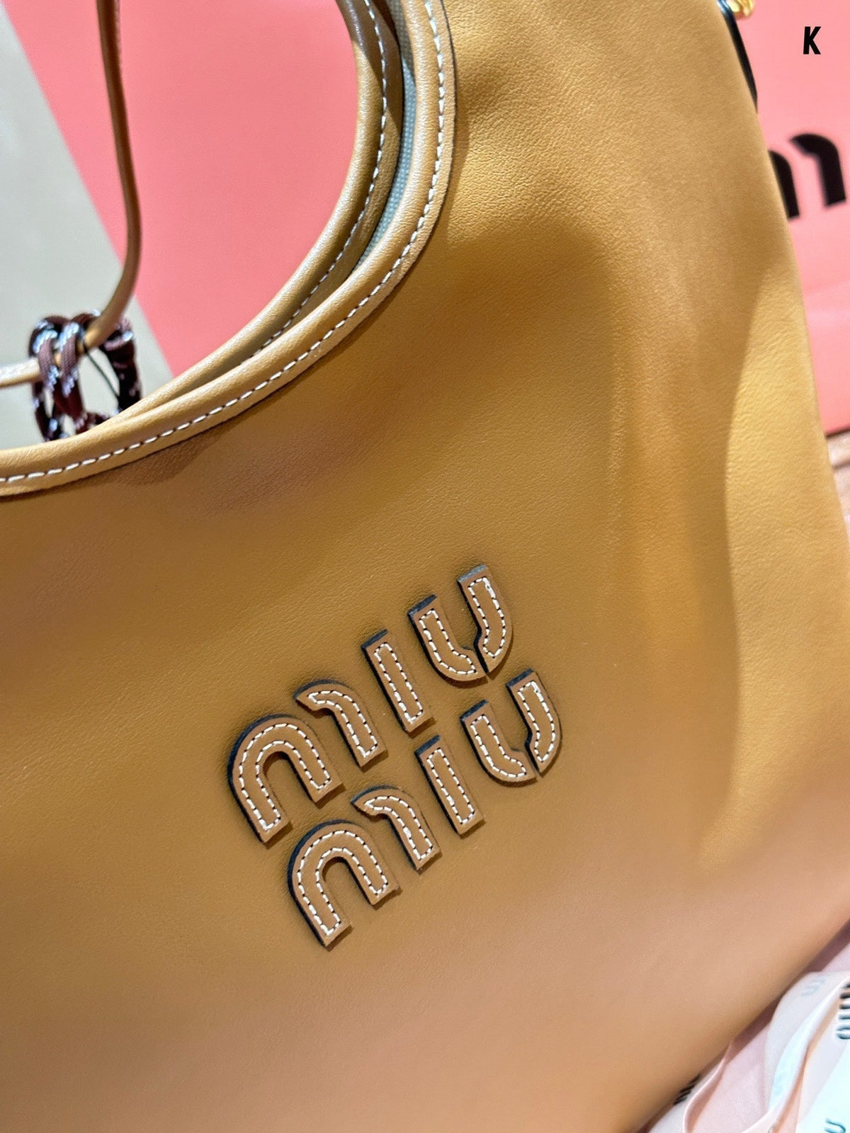 Tote 30 Bag in Caramel Brown Calfskin