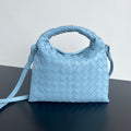 Bottega Veneta Mini Hop 25 in Sky Blue Calfskin Bag