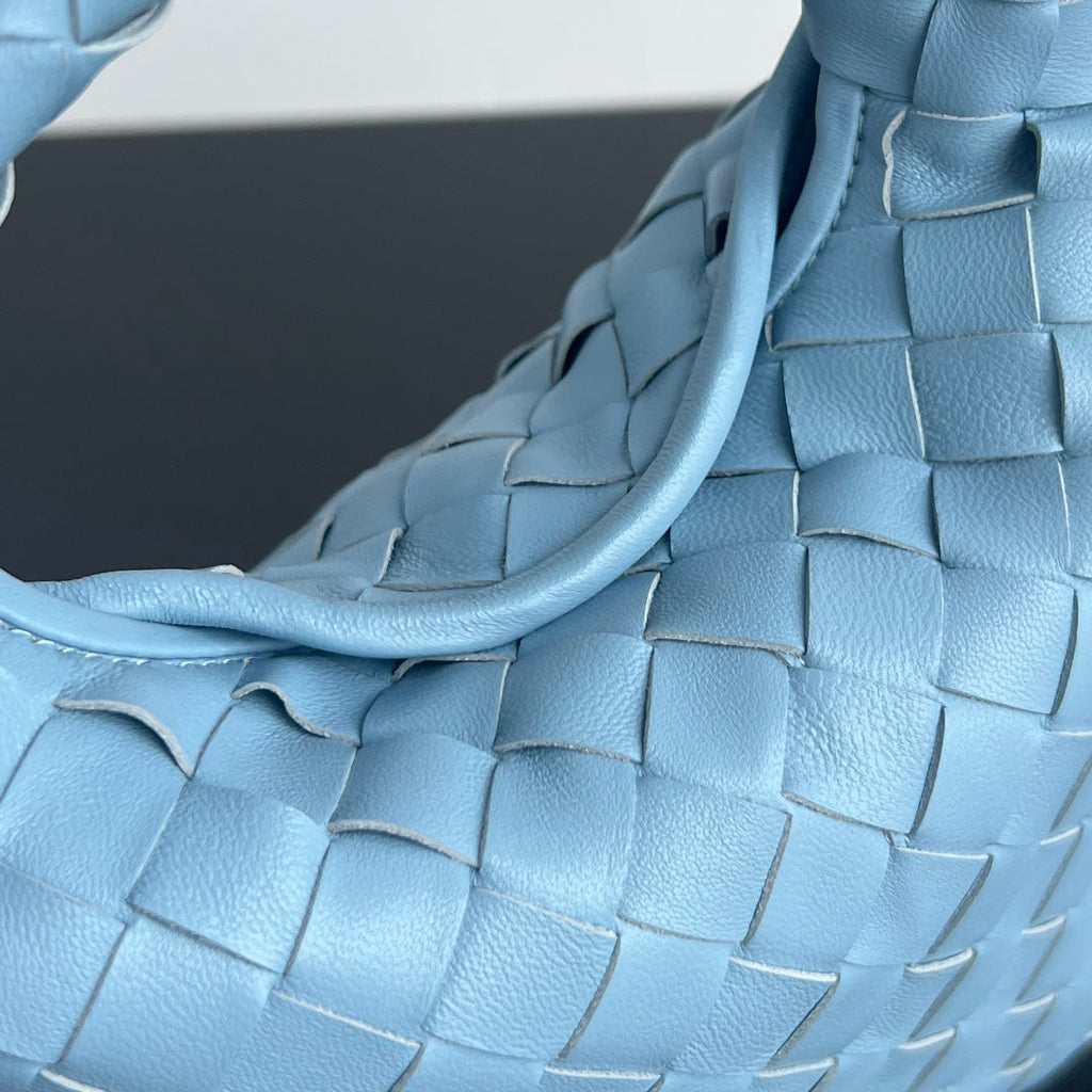 Bottega Veneta Mini Hop 25 in Sky Blue Calfskin Bag