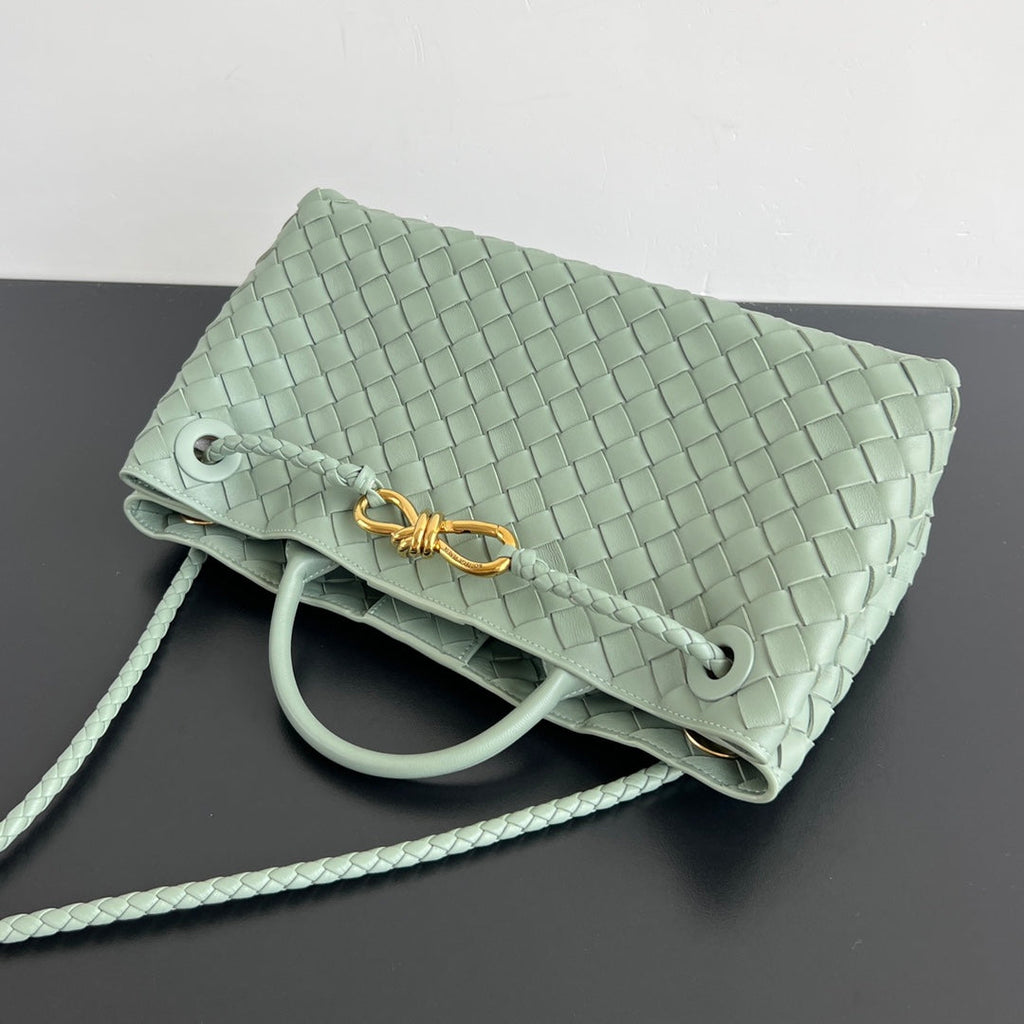 Bottega Veneta Small Andiamo 29 in Cedalon Green Lambskin Bag
