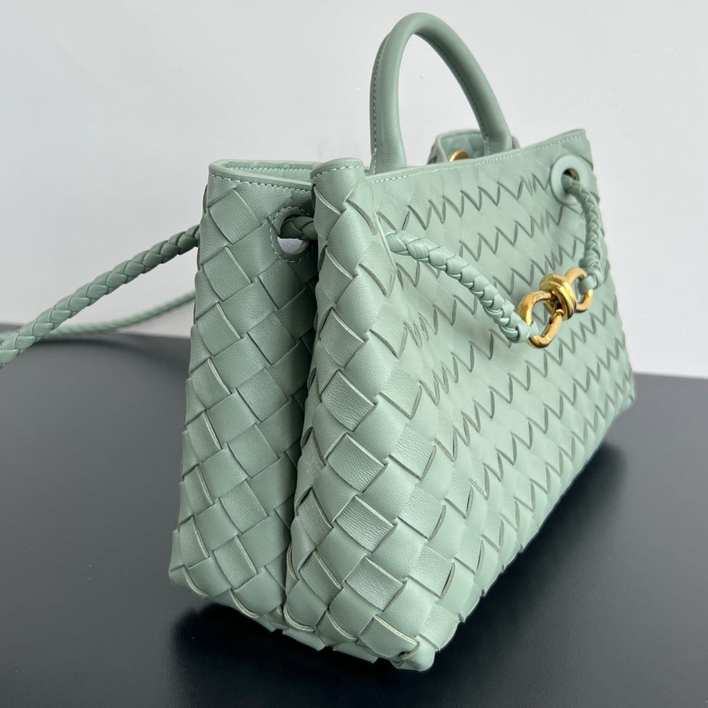 Bottega Veneta Small Andiamo 29 in Cedalon Green Lambskin Bag