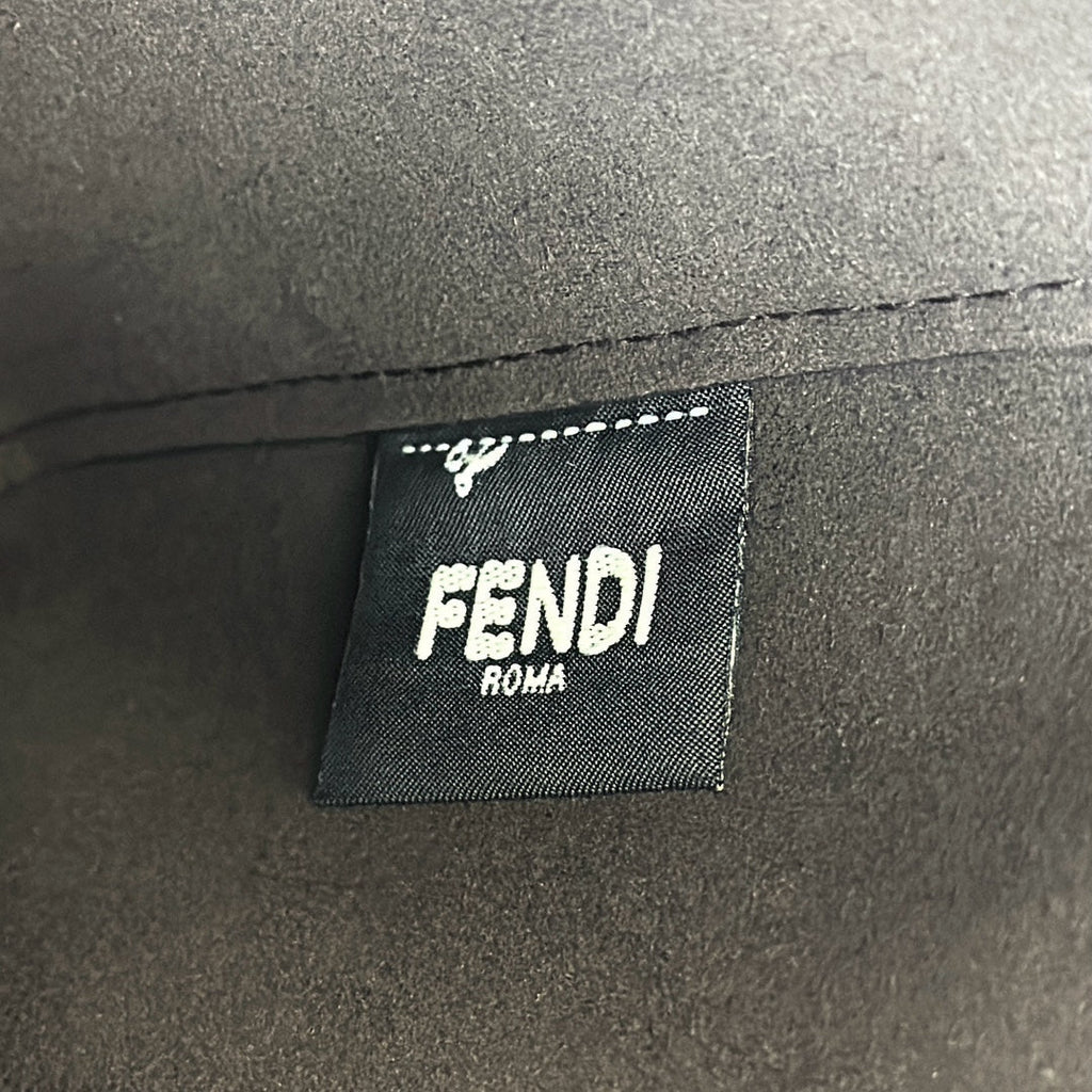 Fendi Origami Mini 19 in Army Green Lambskin and Suede Bag
