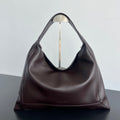 Bottega Veneta Large Hop 46 in Chocolate Lambskin Bag