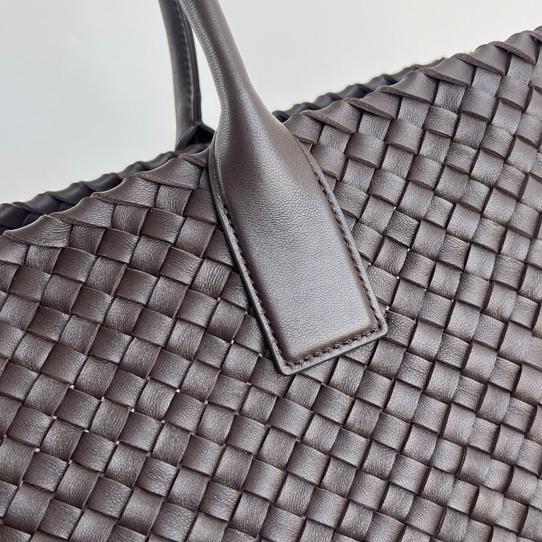 Bottega Veneta Large Cabat 51 in Hickory Brown Lambskin Bag