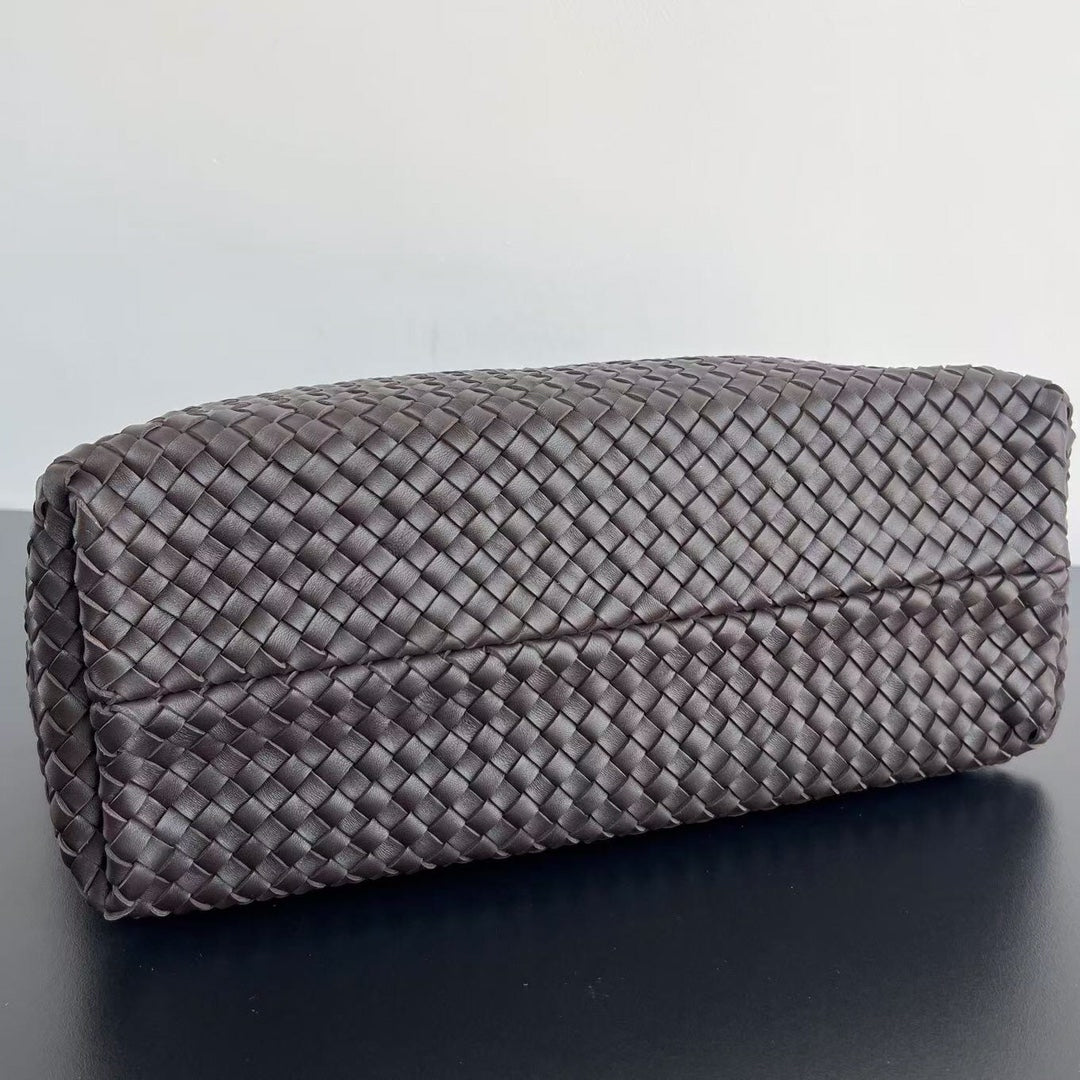 Bottega Veneta Large Cabat 51 in Hickory Brown Lambskin Bag