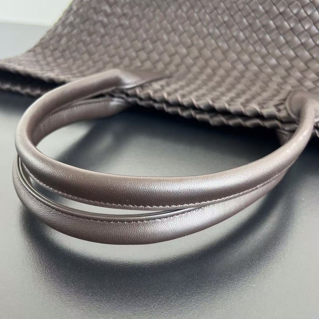 Bottega Veneta Large Cabat 51 in Hickory Brown Lambskin Bag