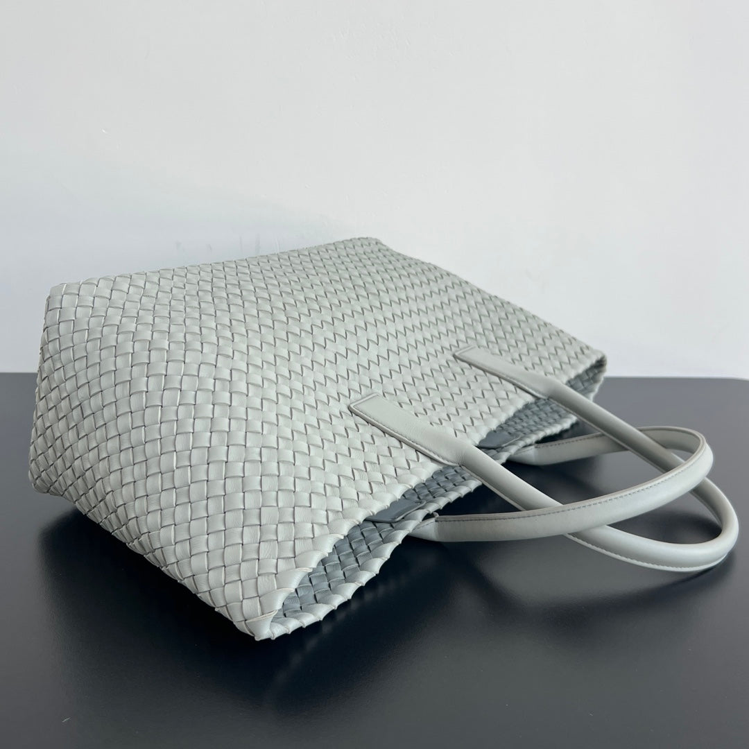 Bottega Veneta Large Cabat 51 in Rhino Gray Lambskin Bag