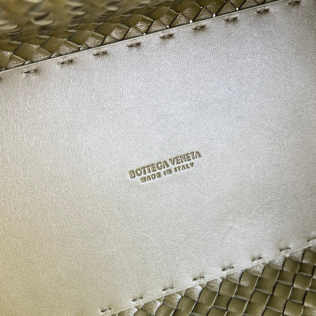 Bottega Veneta Large Cabat 51 in Army Green Lambskin Bag